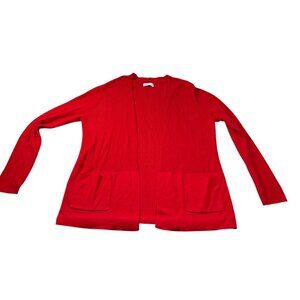 Croft & Barrow | Women’s Red Knit Cardigan Sweater | Size L